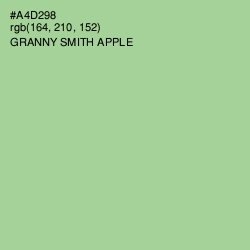 #A4D298 - Granny Smith Apple Color Image